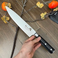 Dao thái thịt Nhật vân Damacus dài 32cm sắc bén không rỉ