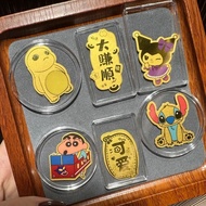 LS sticker / sticker hp gold cartoon 2mg sticker cartoon gold 2mg