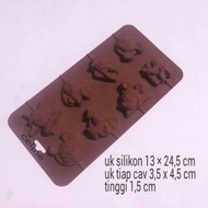 Miki chocolate silicone 8