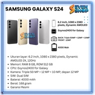[✅New] Samsung Galaxy S24 8/256 8/512 12/256 12/512 Ram 8 12 Rom 256