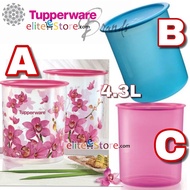 TUPPERWARE One Touch Canister Large 4.3L [C.PINK] Airtight Liquid Tight Keep crispy