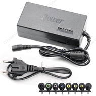 Universal 12V To 24V 96W AC DC Adjustable Portable Charger Converter 8pcs DC Connetor Plug Adapter F