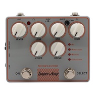 Mosky SUPER AMP 4 AMP IN ONE Amplifier BoxAmp Simulation Guitar Pedal with Drive Voice Control