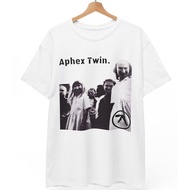Aphex Twin T-Shirt Aphex Twin Tee Unisex Shirt Men Short Sleeved Cotton Summer Tees Fashion