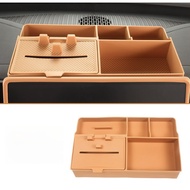 denza d9 กล่องเก็บของ กล่องถาดใส่ทิชชู่ กันลื่น ด้านหลังหน้าจอ อุปกรณ์เสริม สําหรับตกแต่งภาย วัสดุซิ