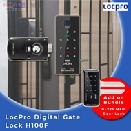 LocPro GL725 Digital Door Lock + H100F Gate Lock Bundle(Free Site Inspection)