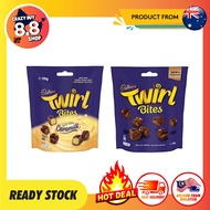 Cadbury Twirl Bites Caramilk 110g /Chocolate 135g [Stok Tersedia]