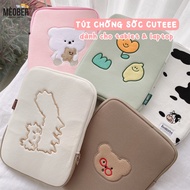 Cute shockproof bag for Laptop and i pad i pad Pro 11, i pad Gen 5 6 7 8 9, i pad Air 2 3 4, i pad m