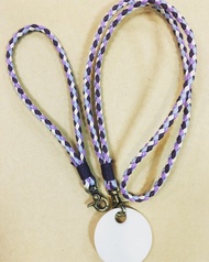 紫色甜心  Gogoro 鑰匙掛繩鑰匙套 手機吊繩 編織掛繩 證件套掛繩