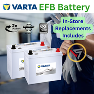 [ In-Store Replacement Includes ] Varta Silver Dynamic EFB Car Battery | M42 N55 Q85 S95