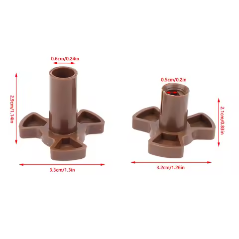 Universal Microwave Turntable Coupler – Shaft and Roller Guide Support for Turntable Tray Rotation