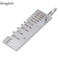SHENGDA Wire Gauge AWG SWG 0-36 Soldering Inspection Tool Thickness Measuring Gauge Diameter Measure