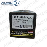 ASUKI CF-5168M-S BRAKE PAD FRONT FOR CITY, JAZZ