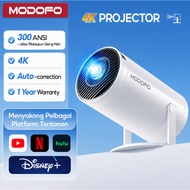MODOFO Projector 4K for Phone Bluetooth Android Portable TV  Wifi 1080P Ultra HD LCD,Projektor 迷你投影仪