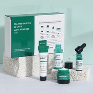 4pcs/Set Salicylic Acid/Tea Tree Skin Care Set Anti-Acne, Moisturizing, Anti-Aging Facial Skin Care