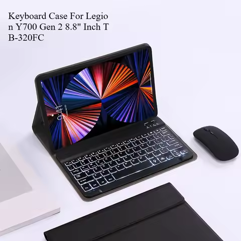 Keyboard Case For Lenovo LEGION Y700 2023 8.8" Inch TB-320F 320FC Leather Cover For Tab Y700 2nd Gen