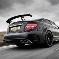 C CLass W204 C63 coupe carbon fiber black series trunk spoiler rear wing fit for C63 spoilers C63 2/