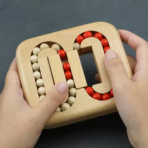 Fun Educational Magic Bean Cube Rotating Puzzle Inteligencia Casse Tete Rompecabezas De Ingenio Anti