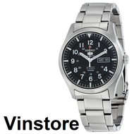 [Vinstore] Seiko 5 Sports SNZG13 Automatic 23 Jewels 100M Stainless Steel Black Dial Men Watch SNZG13K1 SNZG13K