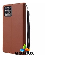 SARUNG BUKU FLIP UNTUK REALME 8I LEATHER CASE FLIP- WALLET CASE REALME 8I- CASING DOMPET-SARUNG BUKU