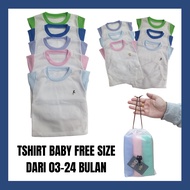 Baju Berlubang Lengan Pendek White Series/Borong Bundle