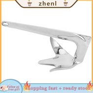 Zhenl Yacht Anchor Durable One Piece Design Practical Stainless Steel for Kayak Sailing Fishing Boat Dinghy