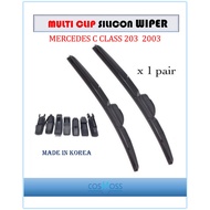 Mercedes C-Class 203 MULTICLIP SILICON WIPER Years-2003 SIZE-22''+22''