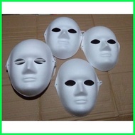 ▦ paper  mache white maskara full face