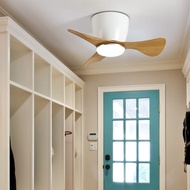 6-speed Adjustable Electric Ceiling Fan Light Mini 22 Inch LED Ceiling Fan With Light Household Inve