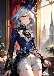 โปสเตอร์อนิเมะ Genshin Impact - Kokomi Yae Miko Dehya Yoimiya Furina - ศิลปะผ้าใบตกแต่งผนังสำหรับบ้า