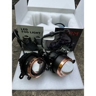 CAHAYA Folamp Biled 3 inch lens LPM 3 Color Light Folamp Bumper Car 3 inch