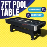 Pool Table 7ft Meja Pool Snooker Table Adult Full Set Meja American Billiard Table Set Murah 桌球台