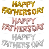 16 Inch Happy Fathers Day Letters Balloons Alphabet Foil Globos Fathers Party Decoration Banner