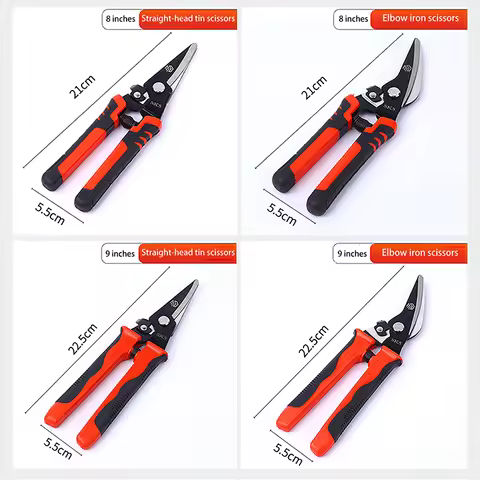 Aviation Scissor Snips Metal Sheet Snip Scissors Industrial Cutter Multipurpose Carpet Cutting Sciss