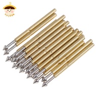 〔8C05〕 100Pcs P75-E2/E3 spring test probe pogo pin 1.3/1.5mm conical head 1.0mm thimble 〔8C〕