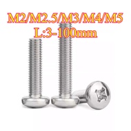 SUS 316 Stainless Steel Grade A4-70 | Phillips Round Head Screw JIS | KB Round Head Screw Machine Me