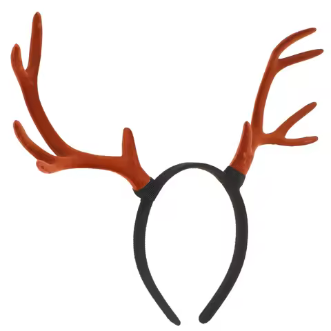 Antler Christmas Ornament Headband Lovely Xmas Deer Branch Christmas Ornament Headband Multipurpose 