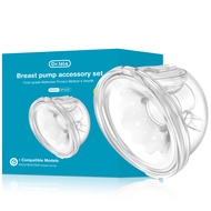 Dr.isla ชุดอุปกรณ์เสริมเครื่องปั๊มนมไฟฟ้า ซิลิโคนเกรดอาหาร ปลอดภัย ไม่เป็นพิษ ถ้วยเก็บน้ำนม ฝาครอบเต