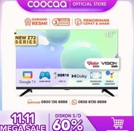 Diskon Terbatas!!! [Google Tv] Coocaa 43 Inch Smart Android Digital Tv