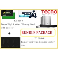 TECNO HOOD AND HOB BUNDLE PACKAGE FOR ( KA2298 &amp; TG 208VC )