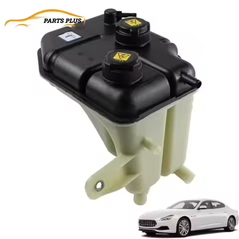 670031651 Radiator Coolant Overflow Reservoir Tank for 2013-2019 Maserati Ghibli Levante Quattroport