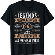 Men's cotton T-shirt Legends Born in 1968 56th Birthday 57 Years Old Bday Men T-Shirt Mens T Shirt P
