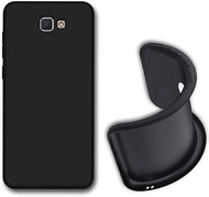 CASE FOR SAMSUNG GALAXY J7 PRIME / J5 PRIME CASE MACARON BLACK SQ TPU CASE MATTE BLACK PREMIUM