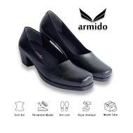Armido Sepatu PDH Wanita PNS TNI POLRI Sepatu Kerja Wanita Kulit Sapi