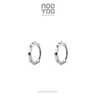 NooYoo ต่างหูสำหรับผิวแพ้ง่าย CoCr NF Mini Spike Hoops