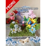 MESIN Kinetic Butterfly Wedding Dowry Box 40x40x30 cm Mahar Thumbelina butterfly movement