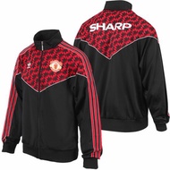 Pre-Order Is Adding MANCHESTER UNITED '91 TRACK TOP Jacket Classic Pattern Retro 1991 Very Beautiful