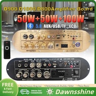 D800/D900/D1000 High-Power Subwoofer BT Bluetooth Digital Amplifier Board 2.1 Channel 12V Rechargeab