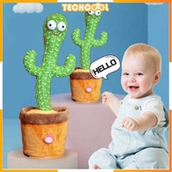 Plush Dancing Cactus Stuffed Fidget Toys Singing And Dancing Cactus Shake With Music Dancing Plant T