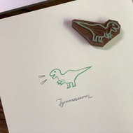 手刻橡皮章/爆龍_恐龍